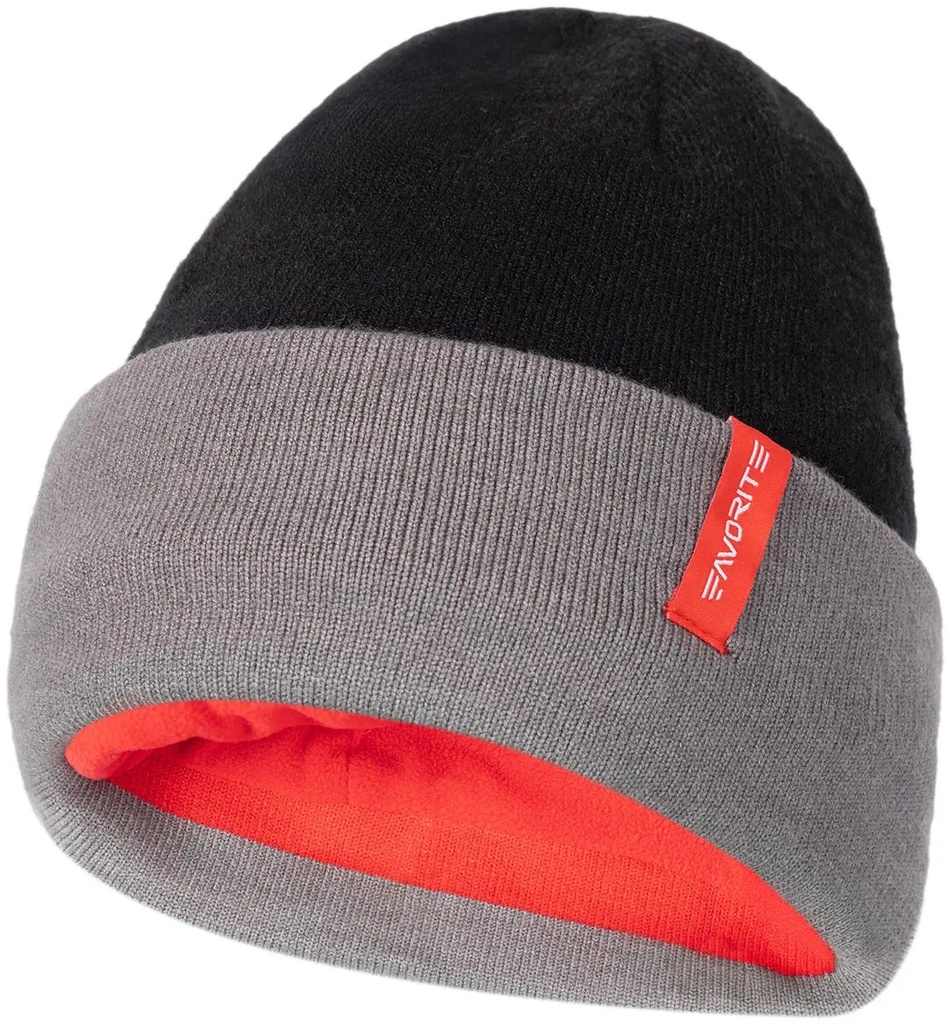 Müts Favorite Red fleece 58 värv: black/grey 16939200