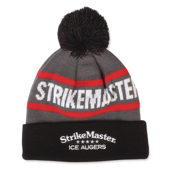 Müts STRIKEMASTER Beanie Black/Grey/Red 141615