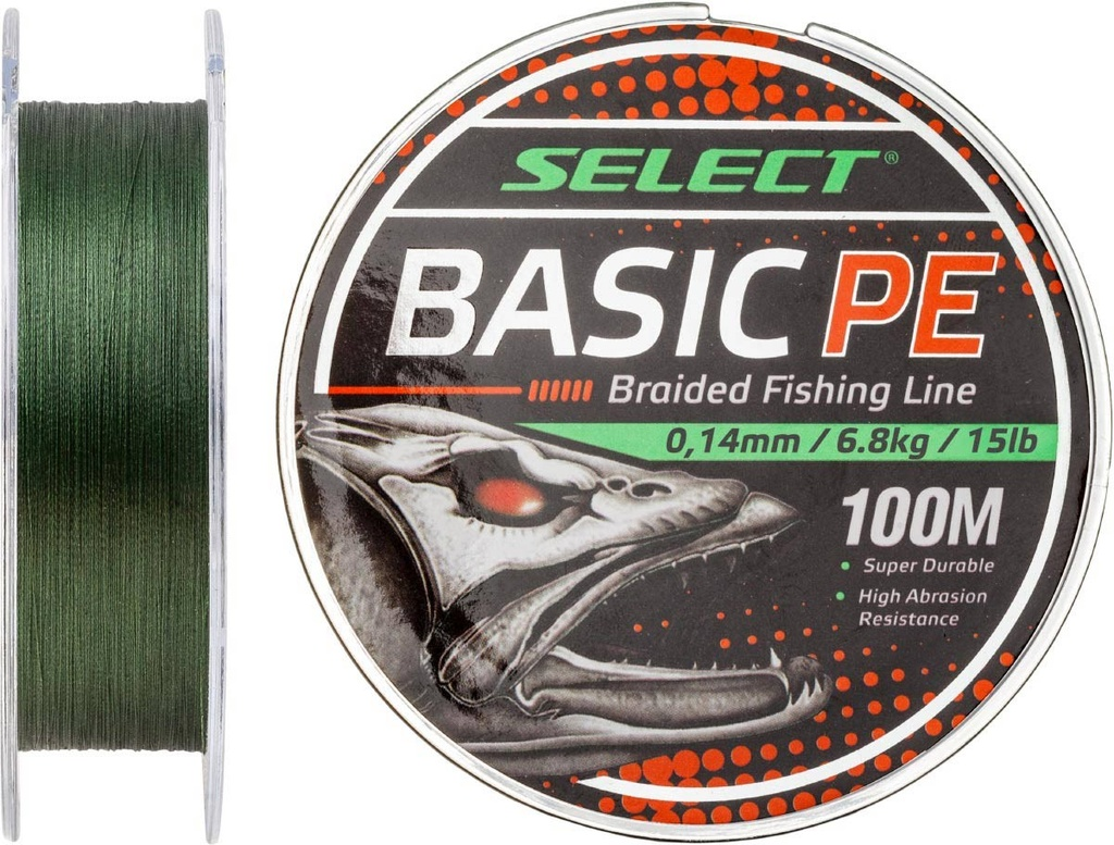 Nöör SELECT Basic PE Green 100m 0.06mm 6lb/3kg 18702758
