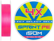 Nöör SELECT Sprint PE 4X Pink 150m #0,4/0,08mm 9lb/4,2kg 18708227