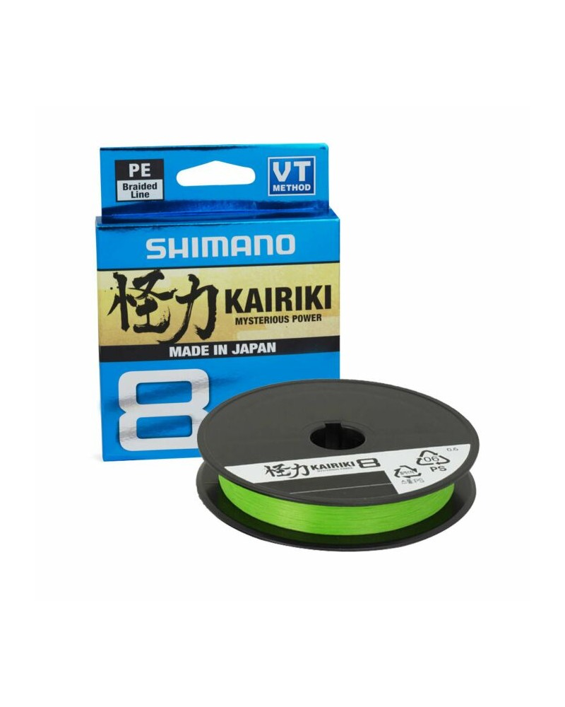 Nöör SHIMANO Kairiki 8 150m 0.19mm M Green 12,0kg 59WPLA58R04