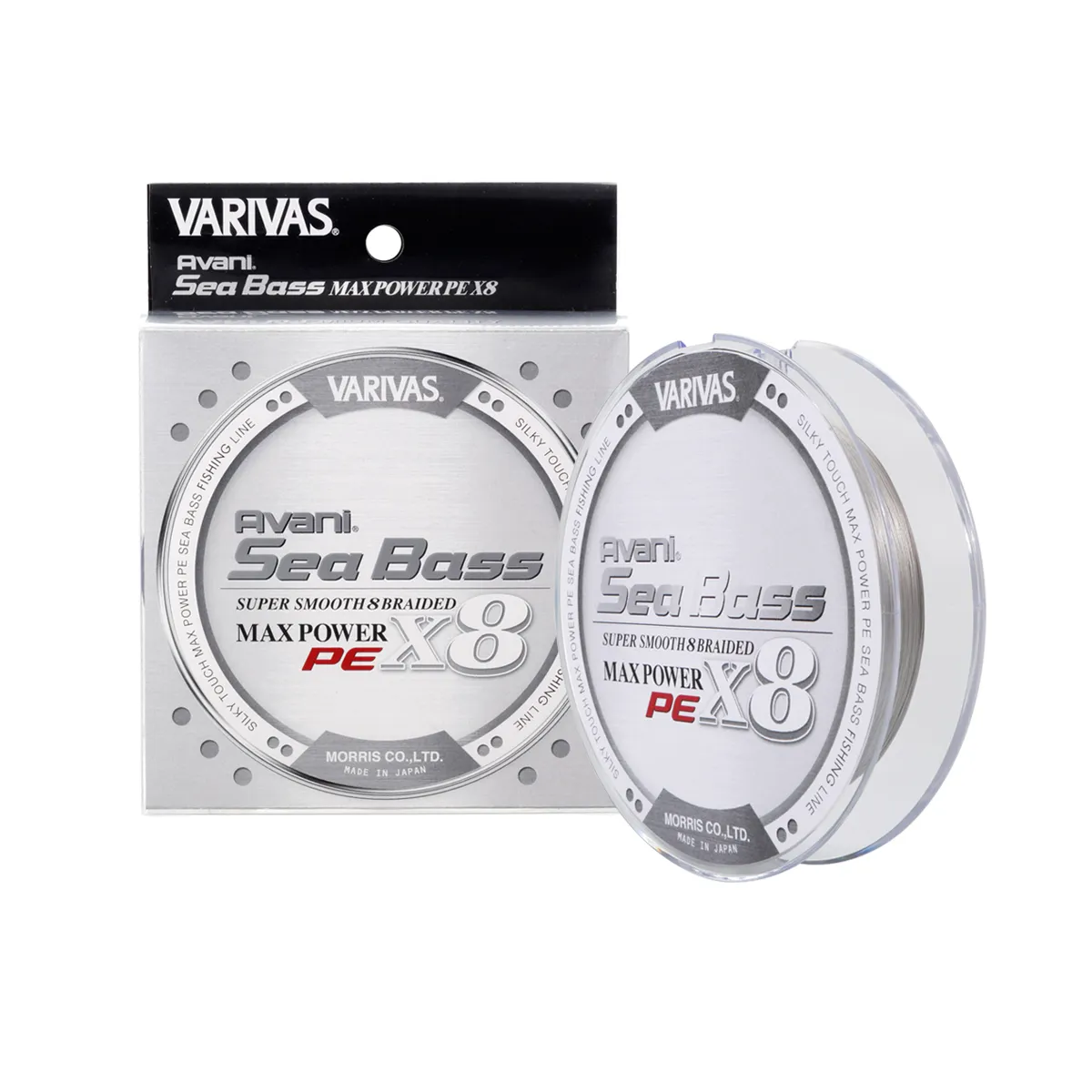Nöör VARIVAS SeaBass MaxPower X8 Stealthgray 150m SBMP