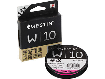 Nöör Westin W10 13-Braid Cast ´N´ JIG Pickled Pink 110m 0.08mm 6kg 13lbs PE 0.4 L004-080-110