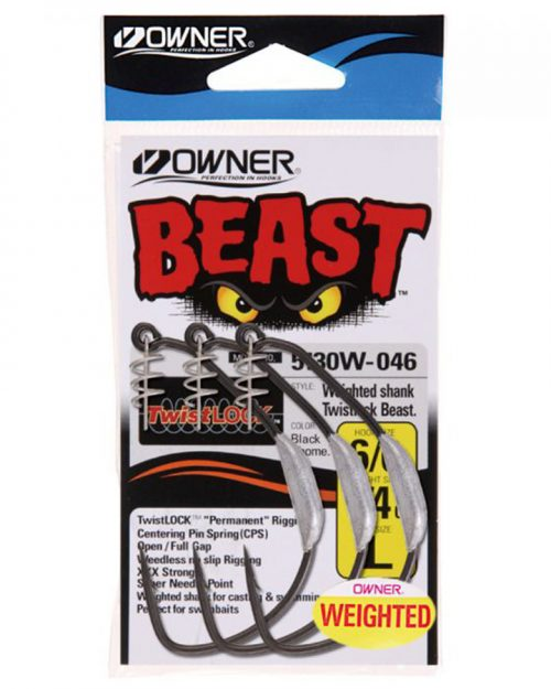 Offset konks OWNER Beast raskus+vedru OWNERB