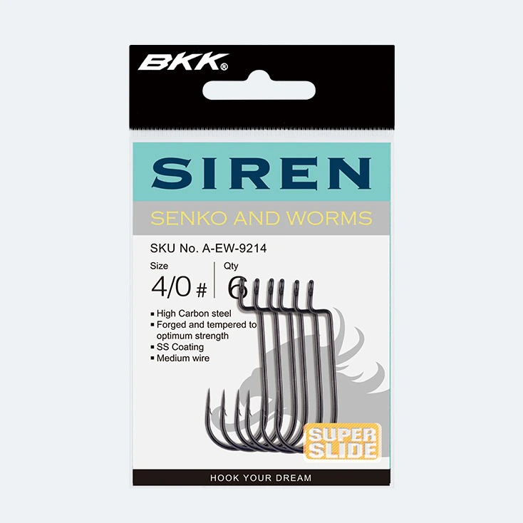 Offsetkonks BKK 9001 Siren Worm Hook A-EW-92