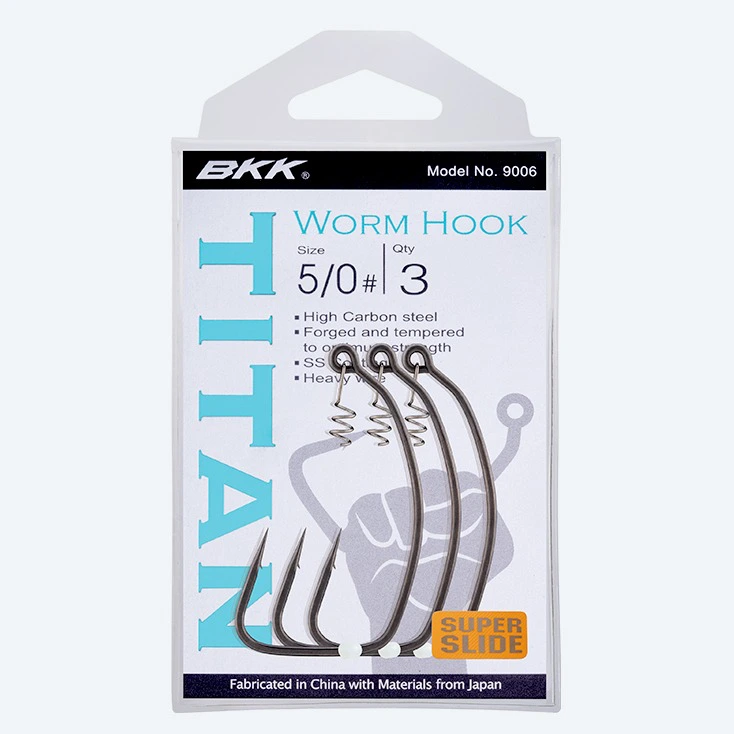 Offsetkonks BKK Titan 9006 Worm Hook A-EW-961