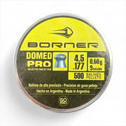 Õhkrelva kuulid BORNER Domed Pro cal 4,5mm 0,60g 500 tk 00186348