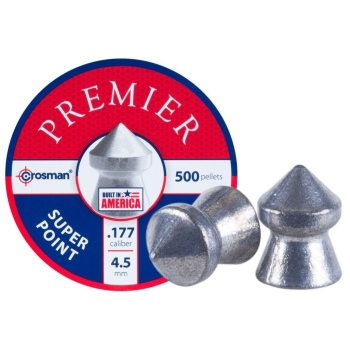 Õhkrelva kuulid Crosman Premier Super Point 4,5mm 0,52g 500 tk 6-LSP77