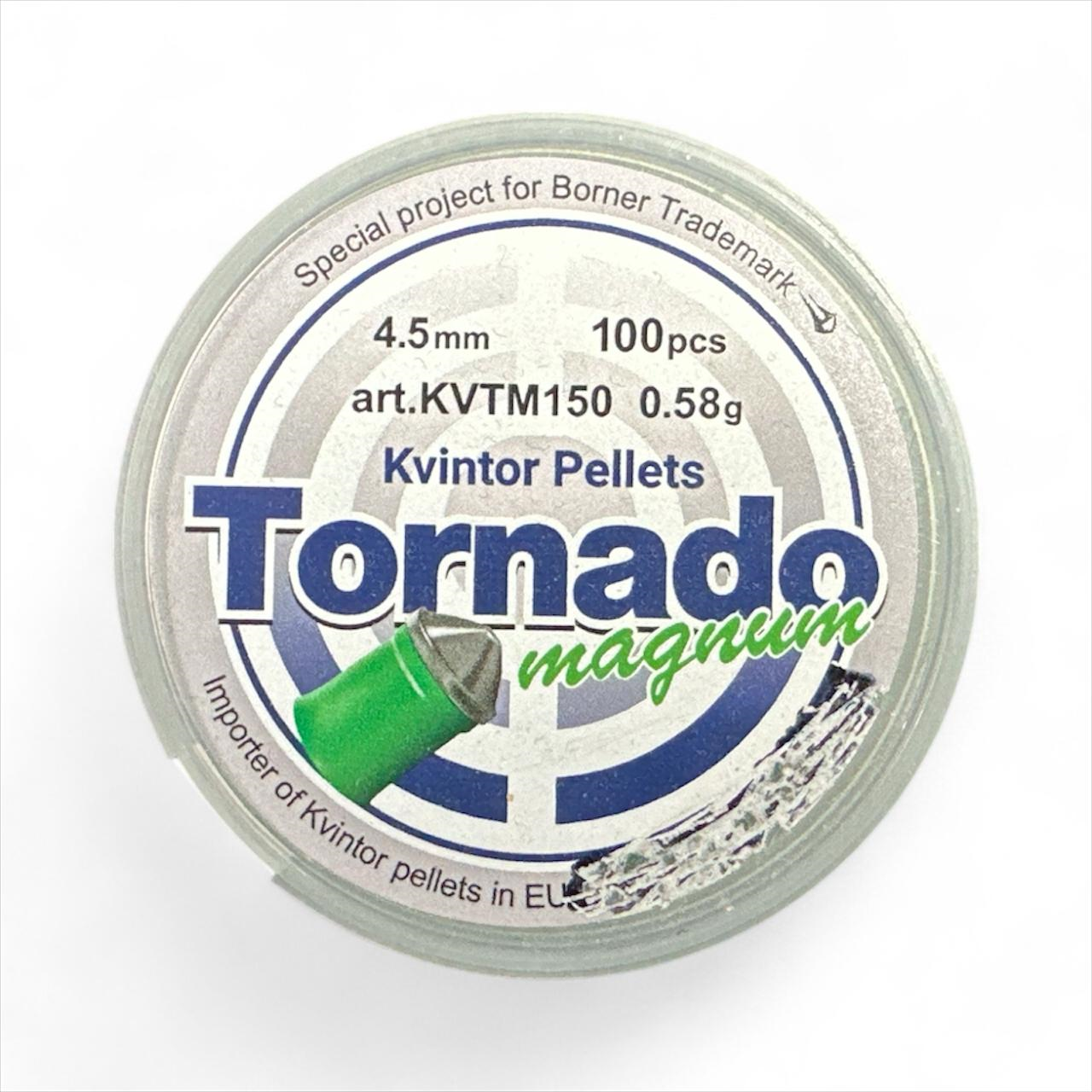 Õhkrelva kuulid Kvintor Tornado 4,5mm, 0,58g 100tk 00000616