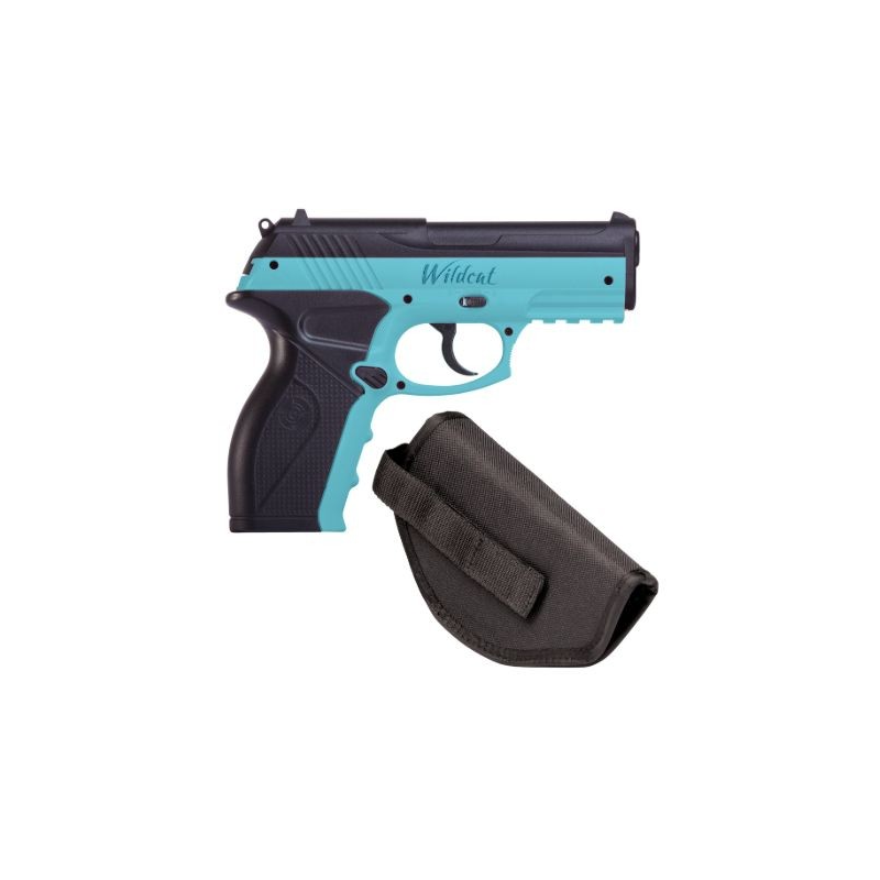 Õhupüstol CO2 Crosman Wildcat cal.4,5 mm with Holster (blue) P10BLUKT