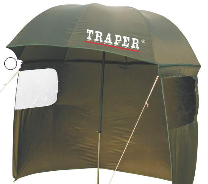 Päikese/Vihmavari TRAPER 250cm eemaldatava seinaga 58015
