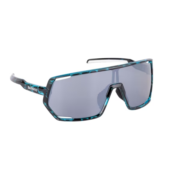 Päikeseprillid SHIMANO Lesath SM Tortoishell Blue & Silver MI LESSM