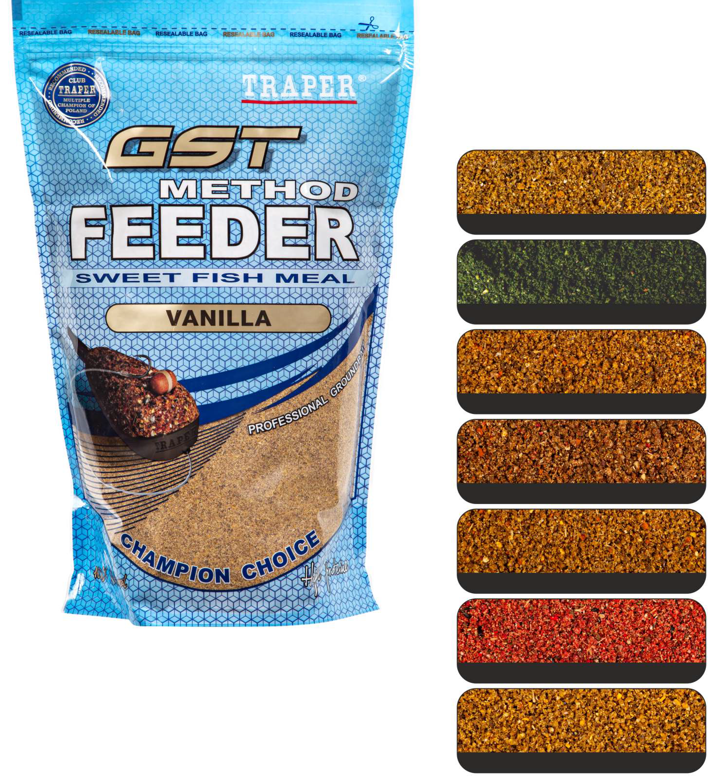 Peibutussööt TRAPER GST Method Feeder 1kg Maasikas 00245