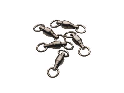 Pööral KINETIC Ball Bearing Swivel laagriga M - #2 Black 5pcs F618-007-082