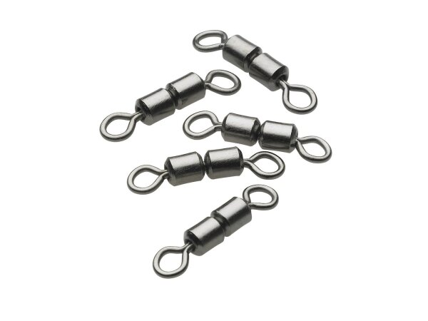 Pööral KINETIC Double Crane Swivel #10 Black 6pcs F616-007-010