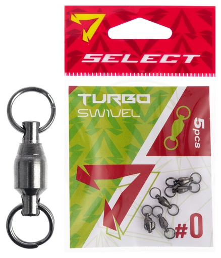 Pööral Select Turbo Swivel #0 laagriga (5 tk/pk) 18707561