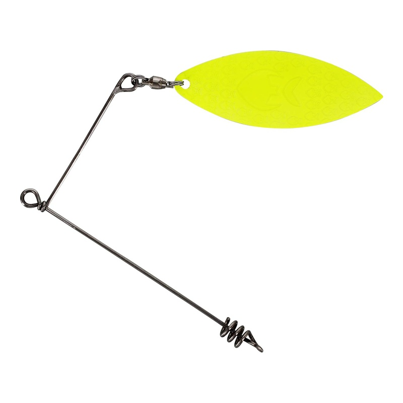 Pöörlev landile WESTIN Spinnerbait Colorado Small Chartreuse Yellow 2pcs T35-614-168