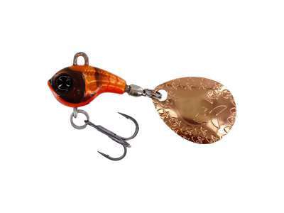Pöörlev WESTIN DropBite Tungsten Spin Tail Jig 2cm 13g Fire Craw P101-568-076