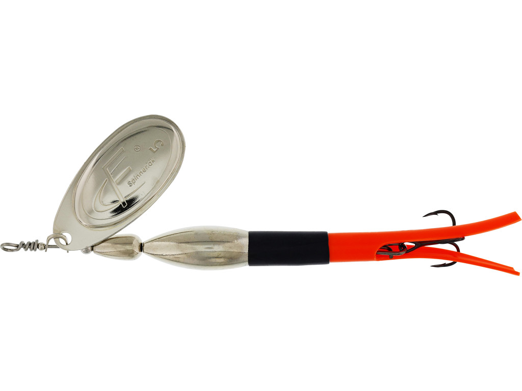 Pöörlev WESTIN FC Bullet 40g #5 Black/Flouro Orange Silver Blade M112-813-040