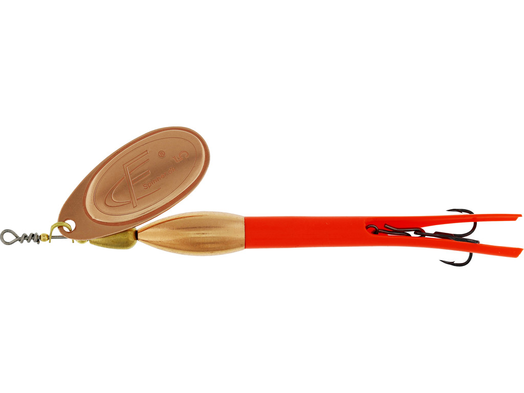 Pöörlev WESTIN FC Bullet 40g #5 Flouro Orange Copper Blade M112-809-040