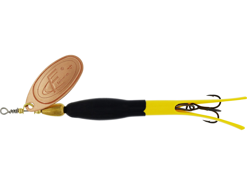 Pöörlev WESTIN FC Downstream 20g #4 Black/Flouro Yellow Copper Blade M111-810-020