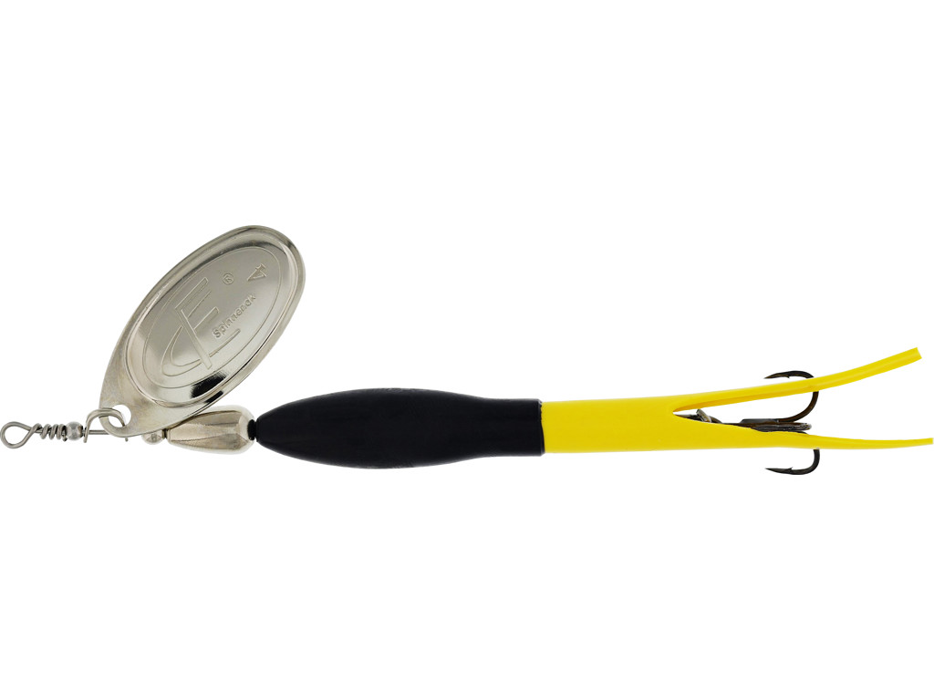 Pöörlev WESTIN FC Downstream 20g #4 Black/Flouro Yellow Silver Blade M111-812-020