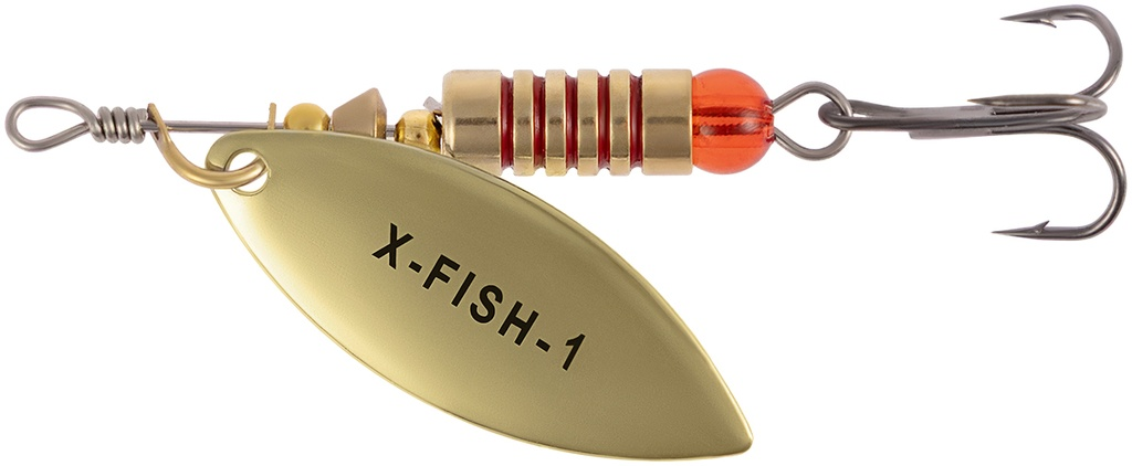 Pöörlev X-Fish Rampage №1 5.5g Gold 19170593