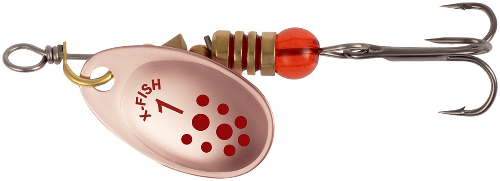 Pöörlev X-Fish Spike №1 2.5g Copper RD 19170627
