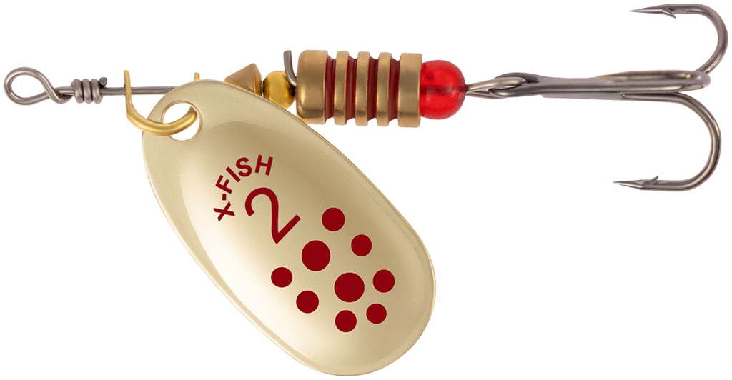 Pöörlev X-Fish Spike №2 4.5g Gold RD 19170623