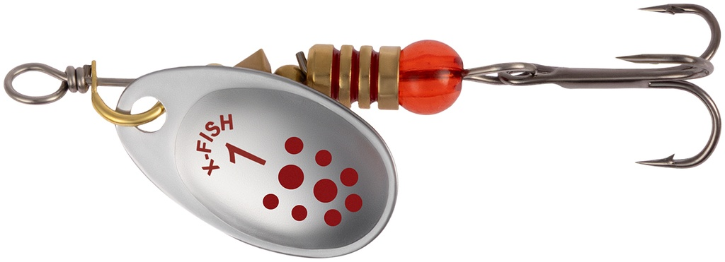 Pöörlev X-Fish Spike №2 4.5g Silver RD 19170618