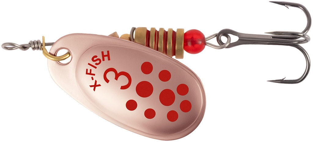 Pöörlev X-Fish Spike №3 5.5g Copper RD 19170629