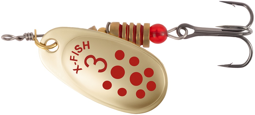 Pöörlev X-Fish Spike №3 5.5g Gold RD 19170624