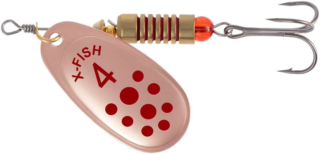 Pöörlev X-Fish Spike №4 9.5g Copper RD 19170630