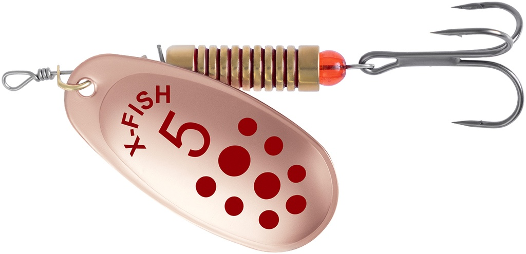 Pöörlev X-Fish Spike №5 14.5g Copper RD 19170631