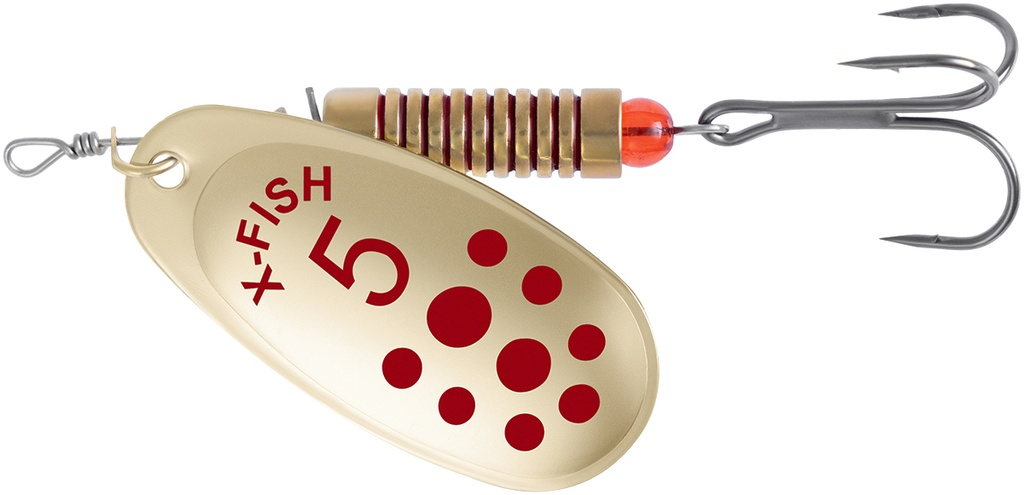 Pöörlev X-Fish Spike №5 14.5g Gold RD 19170626