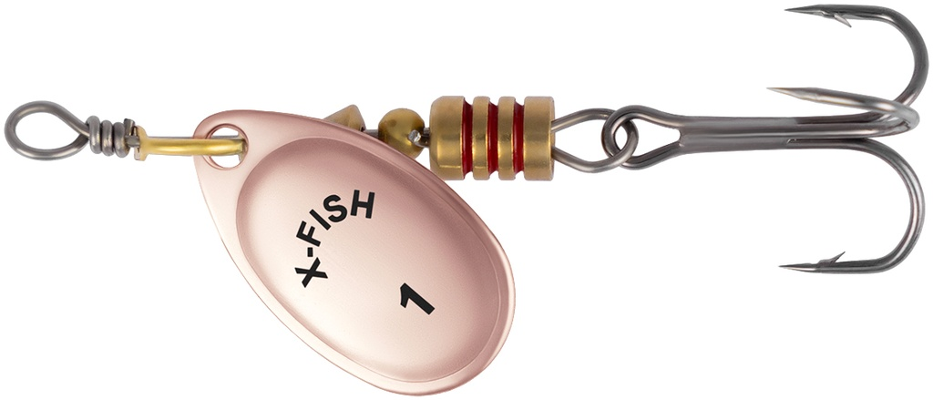 Pöörlev X-Fish Stark №1 2.5g Copper 19170579