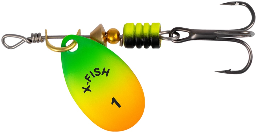 Pöörlev X-Fish Stark №1 2.5g Fire tiger 19170584
