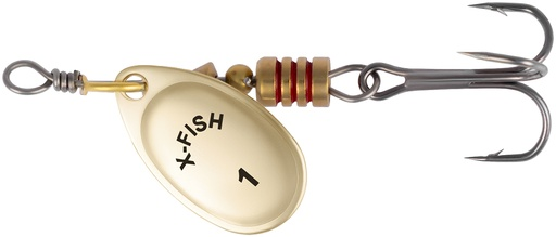 Pöörlev X-Fish Stark №1 2.5g Gold 19170574