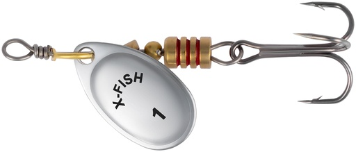 Pöörlev X-Fish Stark №1 2.5g Silver 19170569
