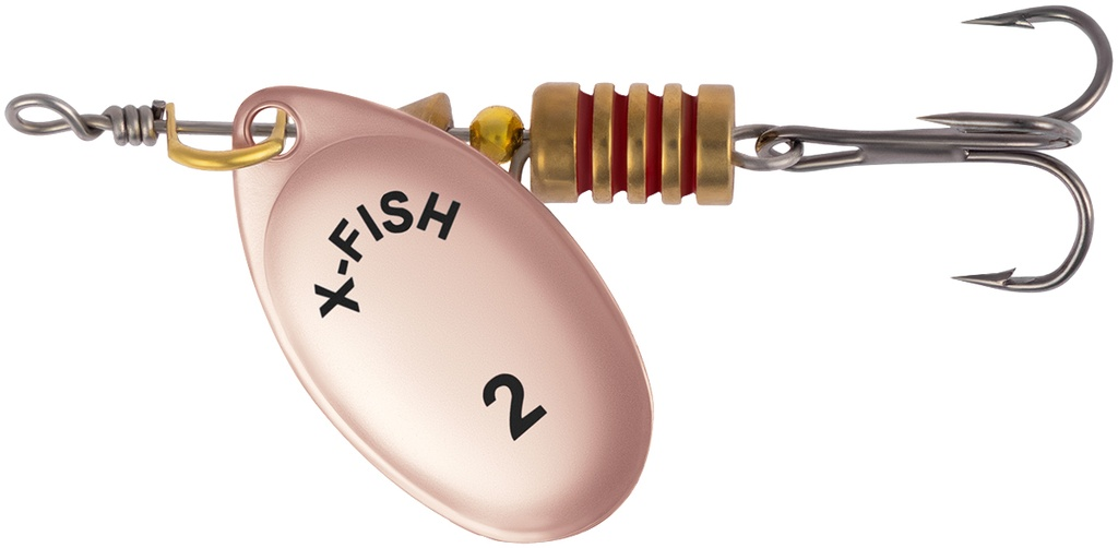 Pöörlev X-Fish Stark №2 4.5g Copper 19170580