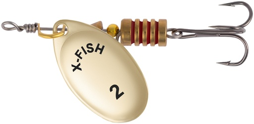 Pöörlev X-Fish Stark №2 4.5g Gold 19170575