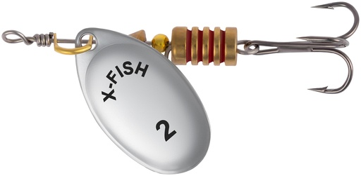 Pöörlev X-Fish Stark №2 4.5g Silver 19170570