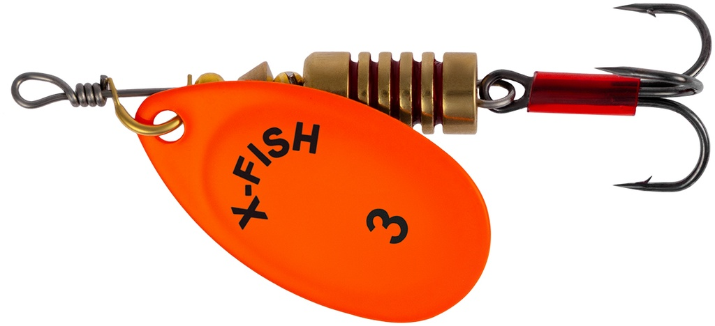 Pöörlev X-Fish Stark №3 6g Nikel UV orange 19170734