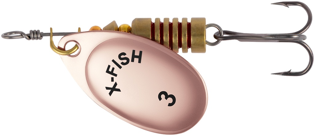 Pöörlev X-Fish Stark №3 7.5g Copper 19170581