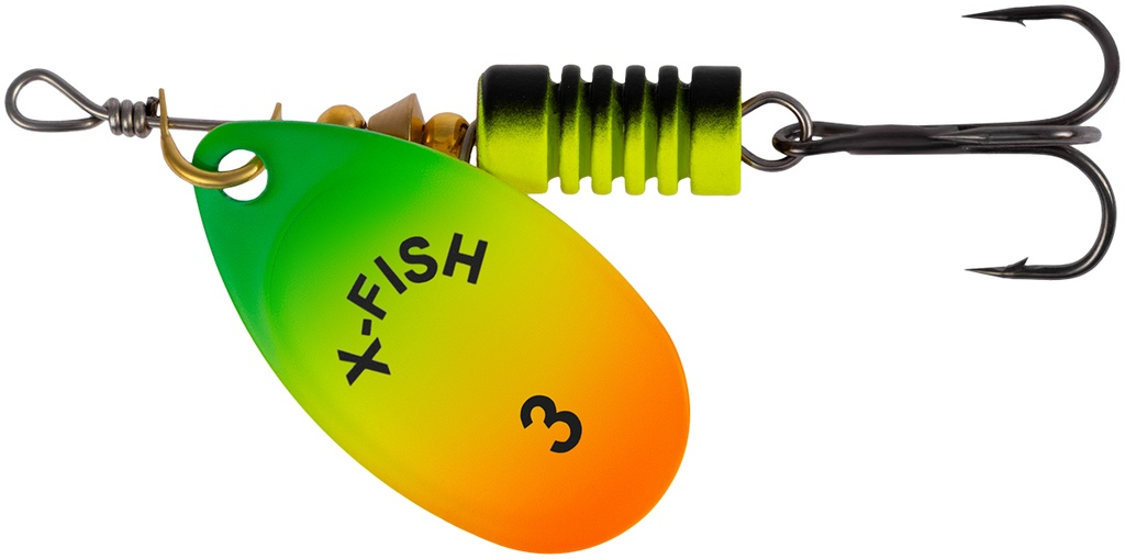 Pöörlev X-Fish Stark №3 7.5g Fire tiger 19170586