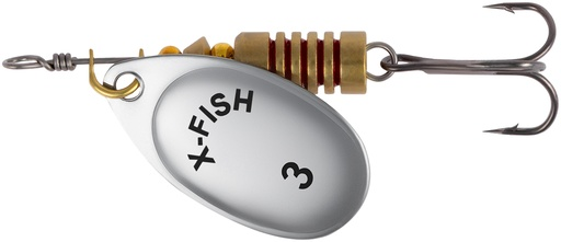 Pöörlev X-Fish Stark №3 7.5g Silver 19170571