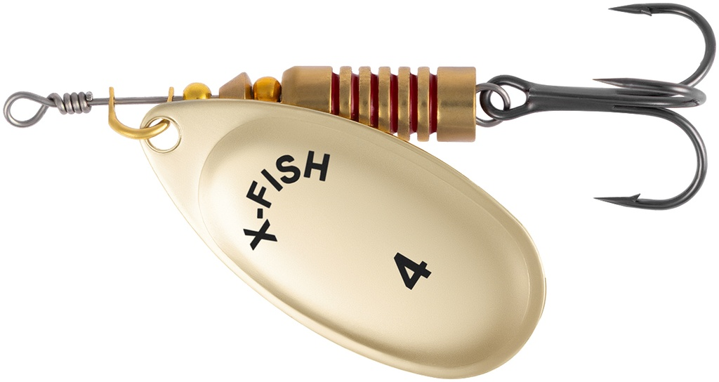 Pöörlev X-Fish Stark №4 9.5g Gold 19170577