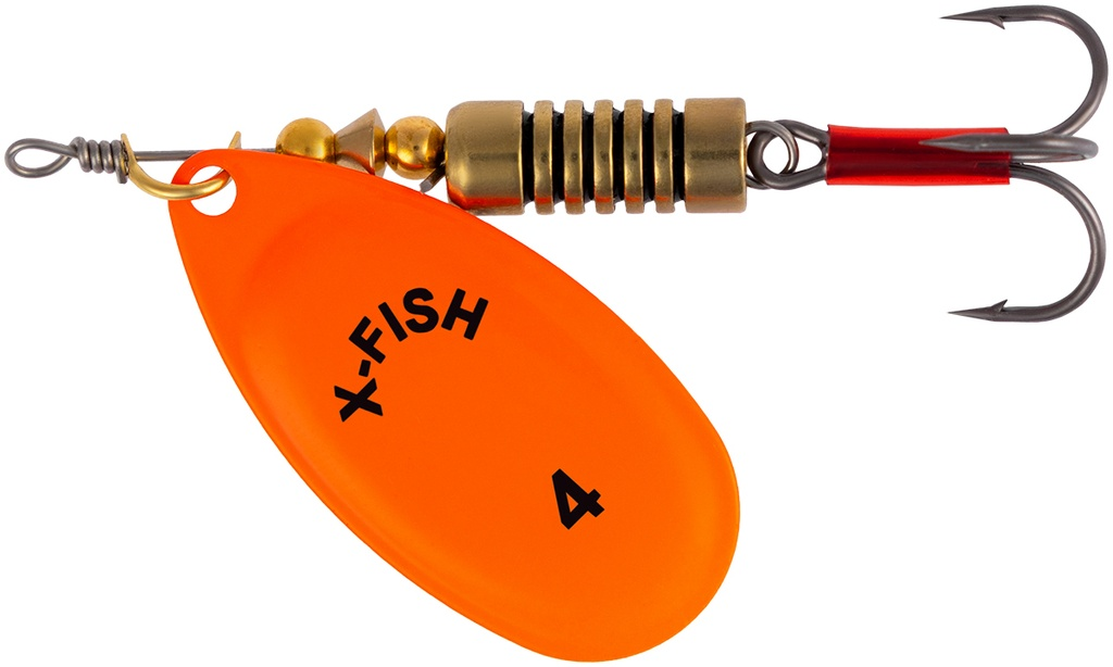 Pöörlev X-Fish Stark №4 9.5g Nikel UV orange 19170735