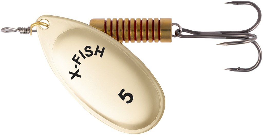 Pöörlev X-Fish Stark №5 14g Gold 19170578