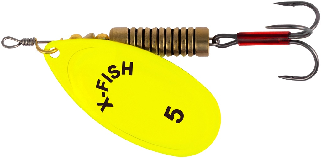 Pöörlev X-Fish Stark №5 14g Nikel UV lime 19170741